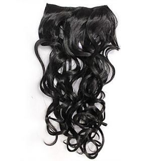 Black Curly Clip In Hair Extension