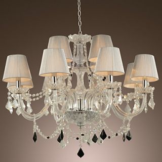 12 light The style of palace Glass Chandelier
