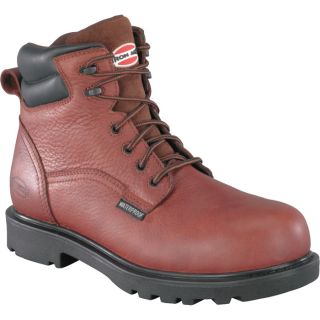 Iron Age Waterproof Composite Toe Hauler Boot   Brown, Size 7 1/2, Model IAO160