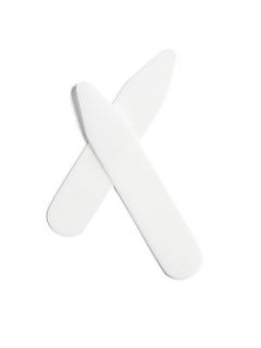  Collection Plastic Collar Stays   White