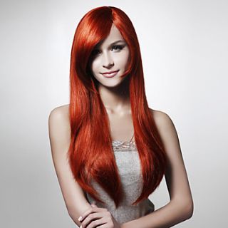 Capless Fashion Color Silky Straight Hair Wig Multiple Colors Available