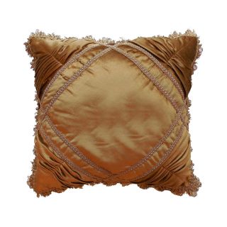 Croscill Classics Chateau 18 Square Decorative Pillow, Gold