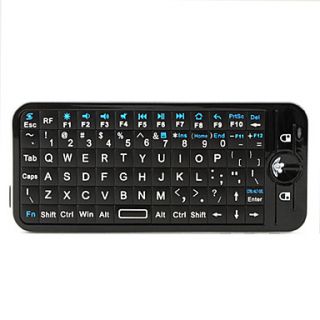 iPazzPort Mini Wireless IR Remote Keyboard (Black)