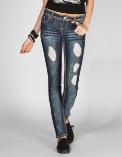 Destructed Womens Skinny Jeans Dark Blast In Sizes 9, 7, 11, 3, 1