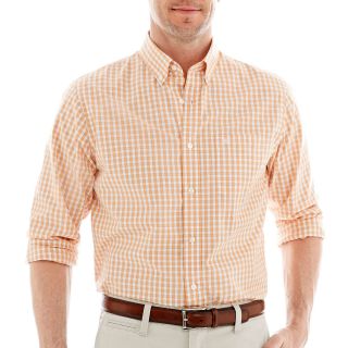 Dockers No Wrinkle Button Front Shirt, Orange, Mens