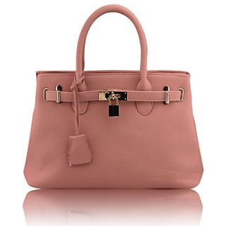 Trendy Golden Lock Handbag(32cm22cm11cm)