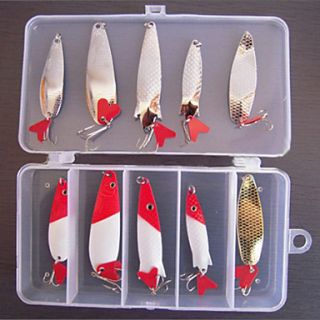 Metal Baits Metal Fishing Lure Set (10 pcs)