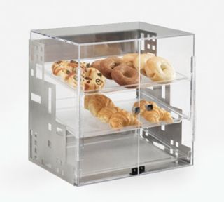 Cal Mil Self Serve Squared Display Case   15x13x19, Stainless Steel