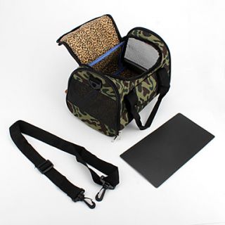 Camouflage Style Pet Carrier (Small, Green)