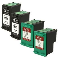Hp 96/ 97 Ink Cartridge (remanufactured) (pack Of 4) (Tri colorPage yield ~450 pagesModel C9363WNCompatibility HPDeskjet 5740/ 5740Xi/ 5940/ 5940Xi/ 6520/ 6520Xi/ 6540/ 6540DT/ 6540Xi/ 6620/ 6620Xi/ 6830V/ 6840/ 6840DT/ 6840Xi/ 6940/ 6940DT/ 6980/ 6980D