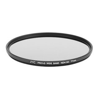 Genuine JYC Super Slim High Performance Wide Band ND4 Filter 77mm