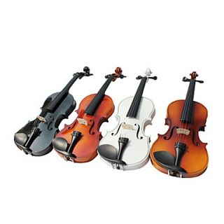 4/4 Solid Basswood Violin (Multi Color)