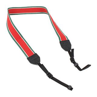 Colorful Camera Strap for SLR (Red and Green)