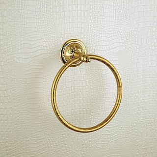 Antique Wall mounted Towel Ring   Ti PVD Finish