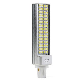 G24 10W 60x5050SMD 800LM Natural White Light LED Corn Bulb (110 240V)