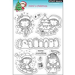 Penny Black Mimis Christmas Clear Stamp Sheet