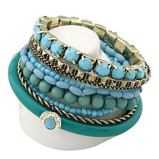 Bohemia Ocean Style Refreshing Beads Multilayer Bracelet
