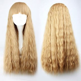 Lolita Curly Wig Inspired by Light Brown Blunt cut 70cm Princess