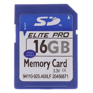 16GB Hi speed Elite Pro SD Memory Card