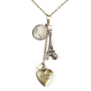 Love the Lord With All Your Heart Necklace with Eiffel