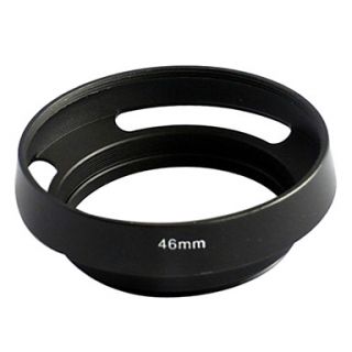 Leica M 46 mm Metal Vented Lens Hood Shade for Panasonic GF1 GF2 Lumix 20mm/14mm