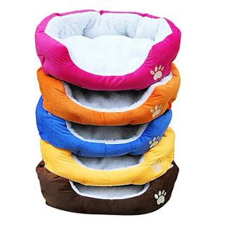 Dog Footprint Style Pet Bed (Assorted Colors, 50x40x10CM)