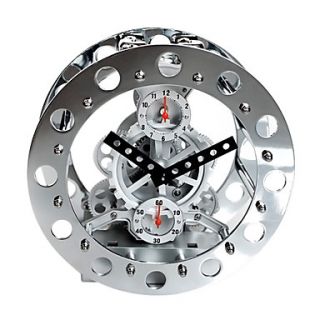 Modern Mechanical Gear Tabletop Clock 8