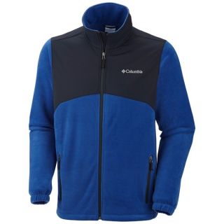 Columbia Sportswear Steens Mountain Tech Jacket   Fleece (For Men)   MYSTERY/LIGHT GREY (L )