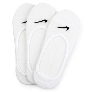 Nike 3 pk. Footie Socks, White, Womens
