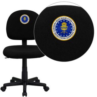 FlashFurniture Personalized Mid Back Ergonomic Task Chair BT 660 Color Black
