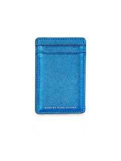 Marc by Marc Jacobs Metallic Leather Credit Card Holder