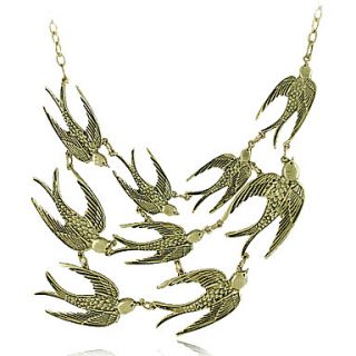 Gorgeous Swallow Shaped Alloy Womens Necklace