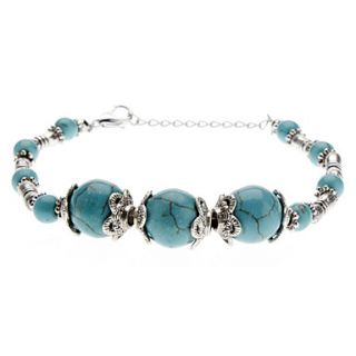 Ancient Silver Turquoise Bracelet
