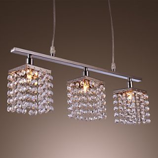 25W G9 Fashionable Crystal Chandelier with 3 lights