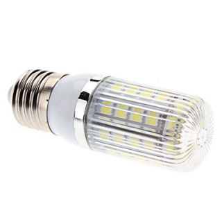 E27 7W 36x5050SMD 630LM 6500K Natural White Light LED Corn Bulb (85 265V)