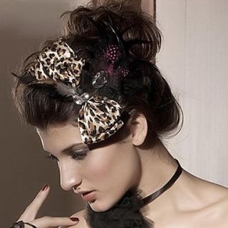 Unique Polyester With Rhinestone/Bowknot Womens Fascinators