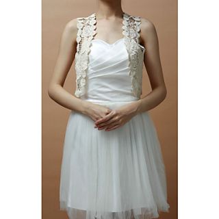 Nice Sleeveless Lace Jacket