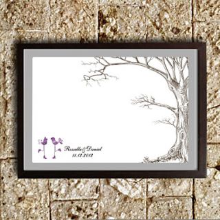 Personalized Fingerprint Painting   Tree (Includes 6 Ink Colors, Frame Not Included)