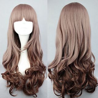 Lolita Wig Inspired by My Little Sweet Gradient Brown 60cm Casual