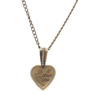 Mini Heart Shape Picture Box Necklace