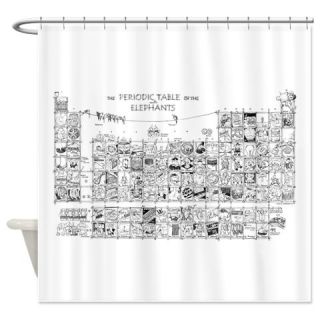  Periodic Table Shower Curtain  Use code FREECART at Checkout