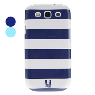 Stripe Pattern High Quality Hard Case for Galaxy S3 I9300 (Assorted Color)