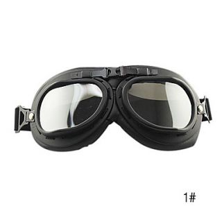 Outdoor Leather Riding Goggles