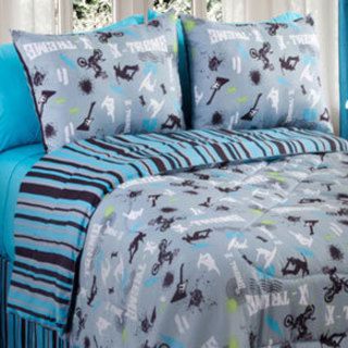 Action Sports 3 piece Twin size Comforter Set