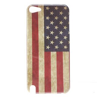 Retro Style US Flag Pattern Hard Case for iPod Touch 5