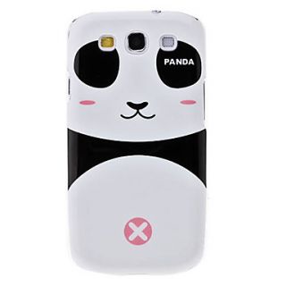 Cute Panda Pattern Hard Case for Samsung Galaxy S3 I9300