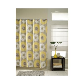 Bloom Shower Curtain, Yellow