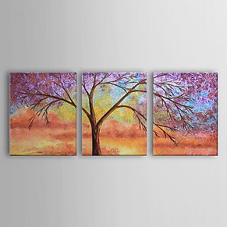 Hand painted Oil Painting Landscape Set of 3 1302 LS0217