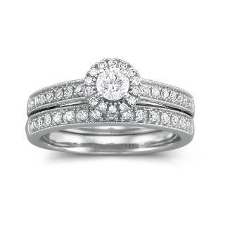 I Said Yes 1/2 CT. T.W. Diamond Bridal Set, White, Womens