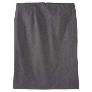 Merona Womens Plus Size Classic Pencil Skirt   Gray 18W
